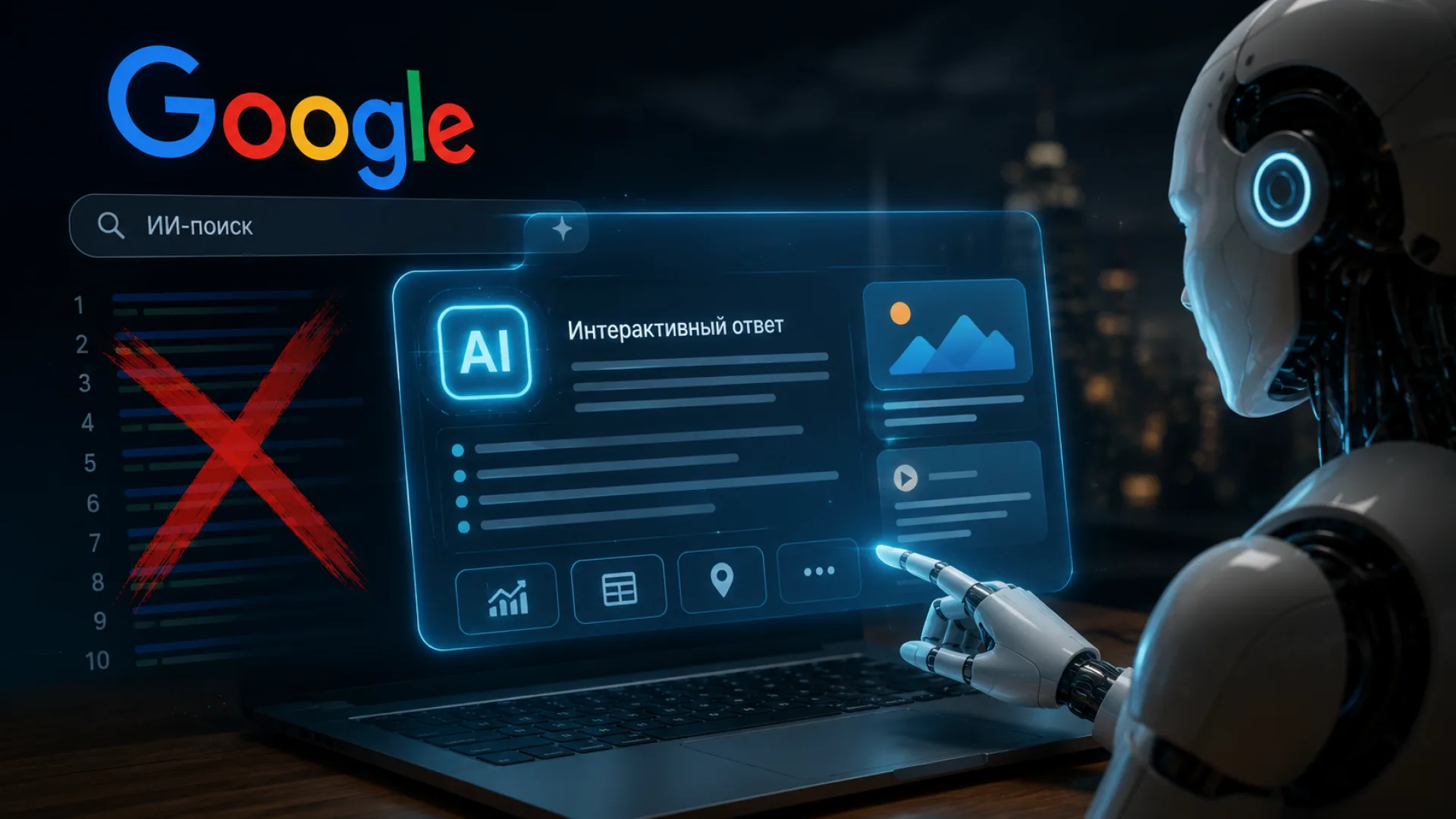 Google прощается с привычным поиском: ИИ вытесняет «десять синих ссылок»