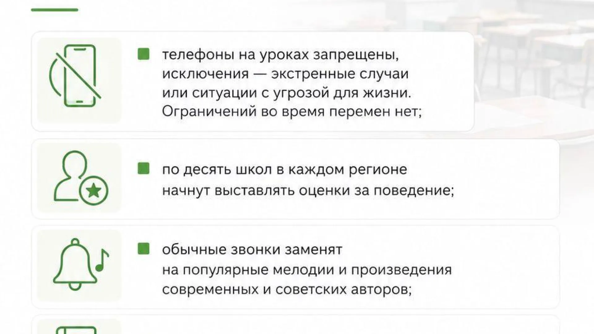 Школьные новшества с 1 сентября: оценки за поведение и новые предметы в программе