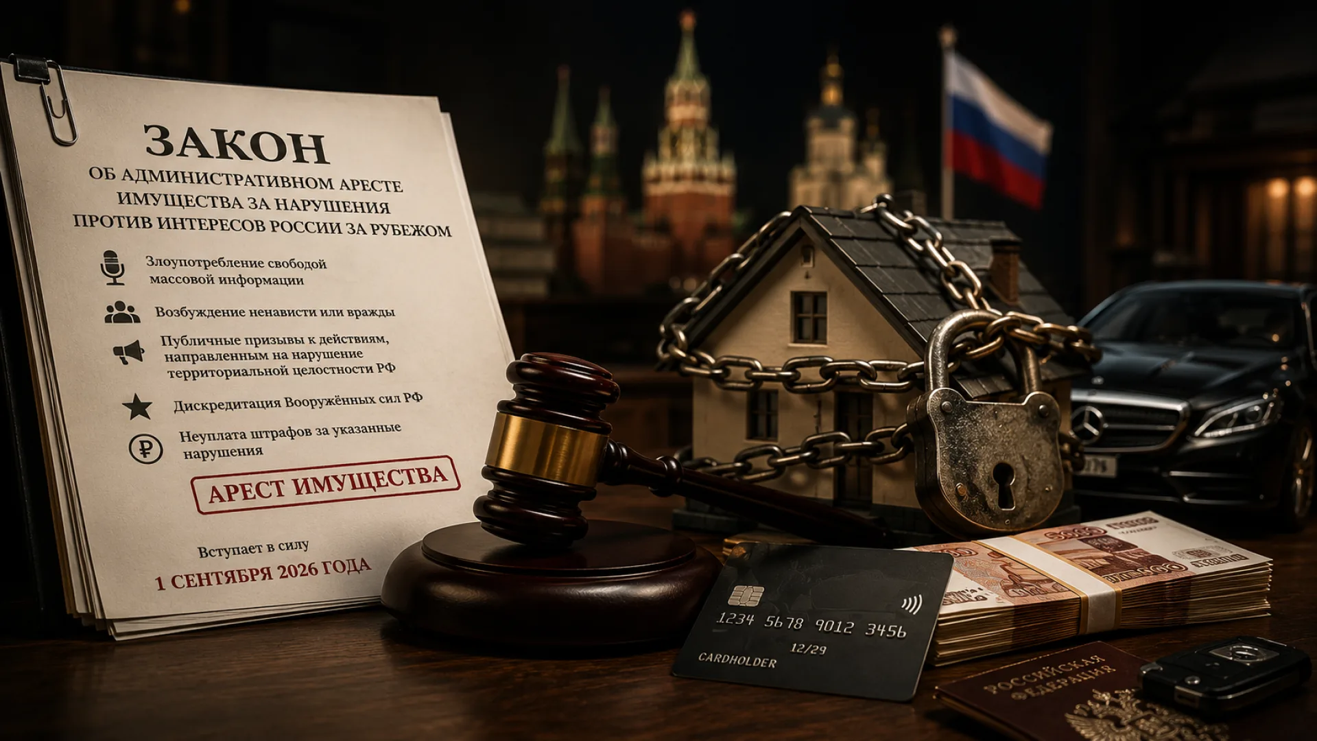 Госдума усилила меры против нарушителей за рубежом с арестом имущества