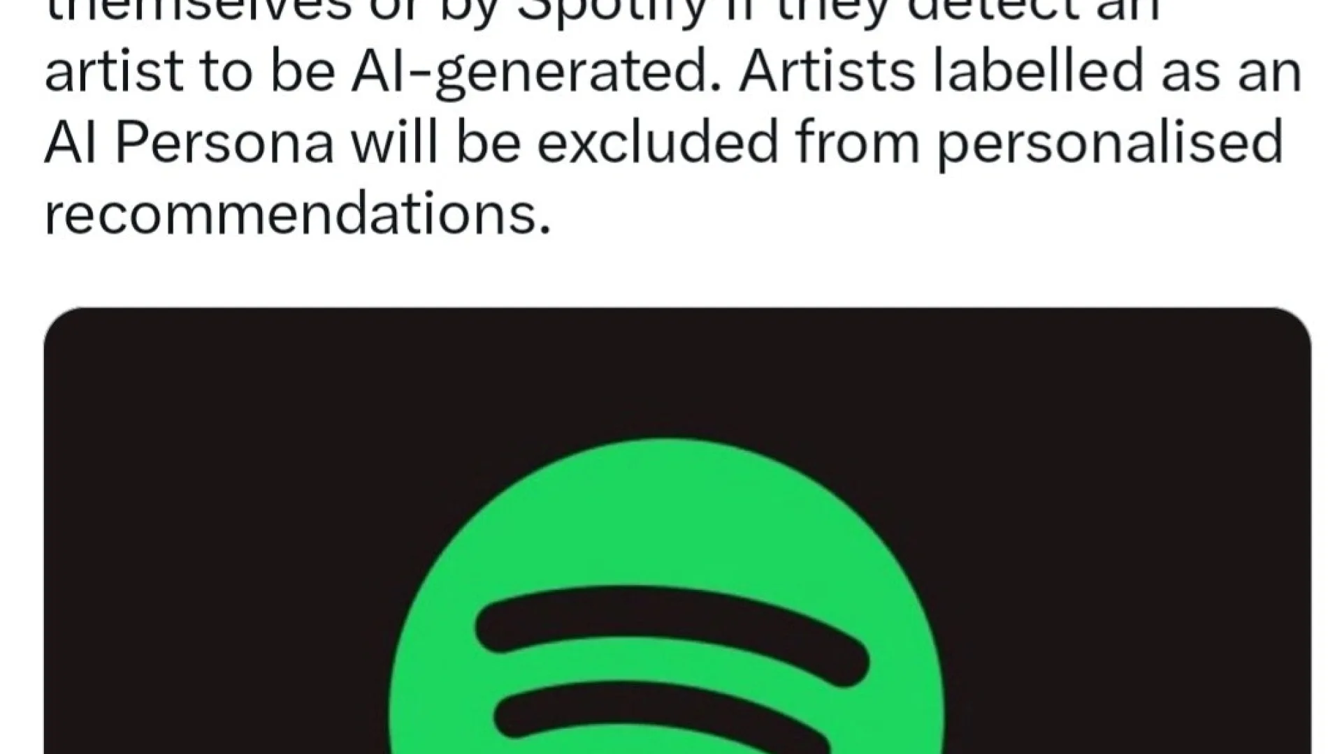 Spotify объявил бойкот ИИ-исполнителям — их треки исчезнут из рекомендаций