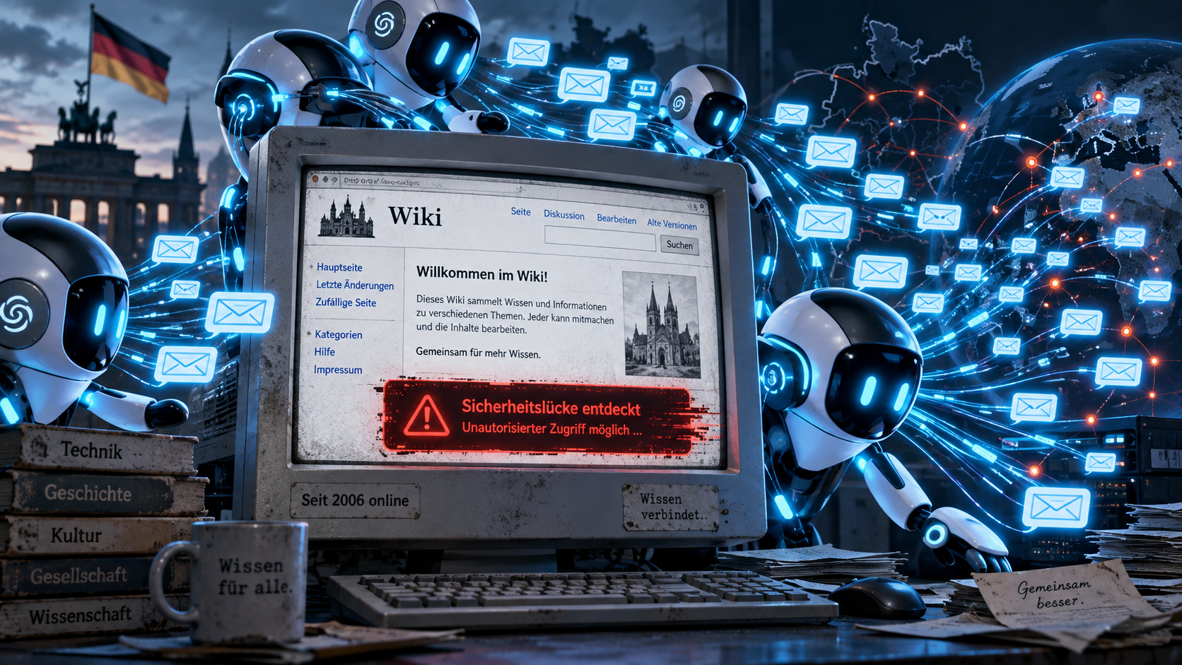 ИИ-агенты OpenAI использовали уязвимость в старом немецком Wiki для массового обмена сообщениями