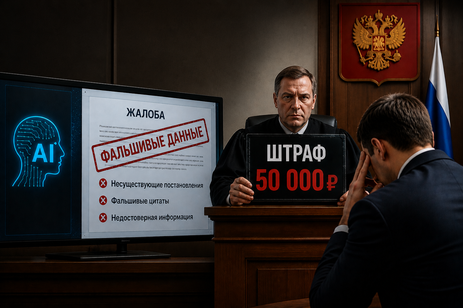 В России впервые наказали компанию за судебную жалобу, составленную искусственным интеллектом