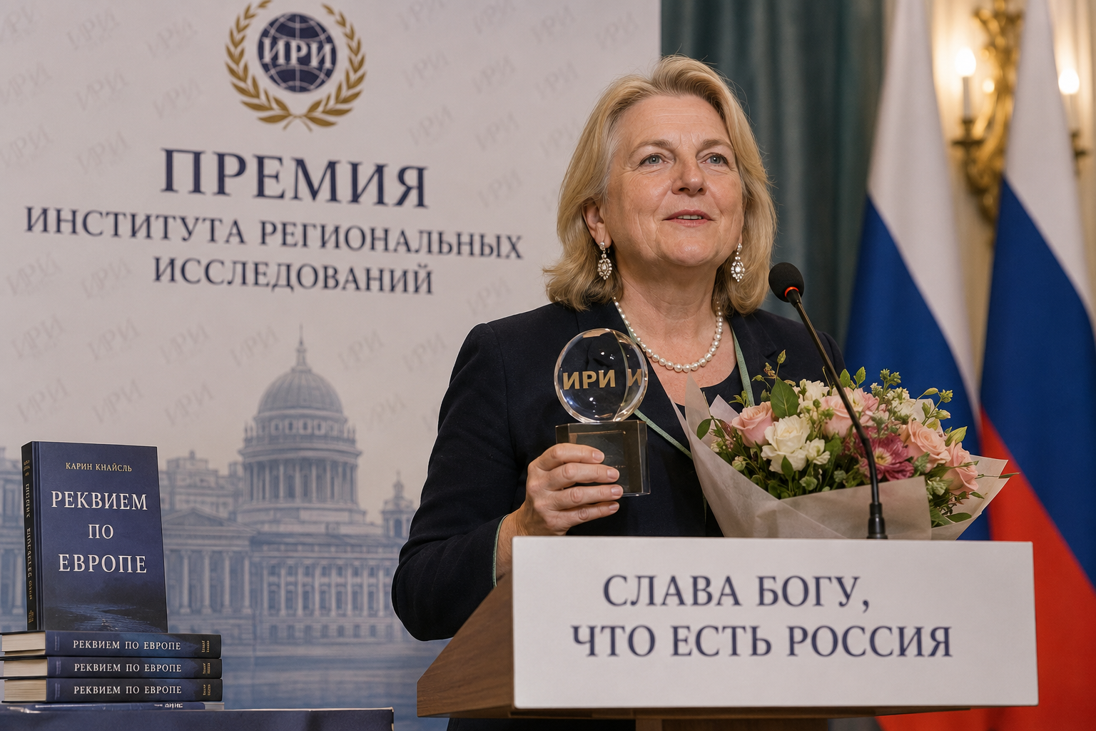 Карин Кнайсль на премии ИРИ: почему бывший австрийский министр благодарит Россию